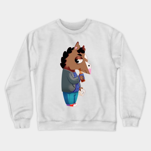 Bojack Horseman. Crewneck Sweatshirt by scribblekisses